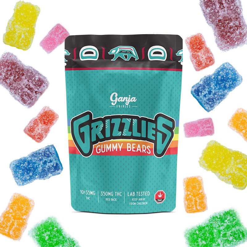 Ganja Grizzlies – Saure Gummibärchen in verschiedenen Geschmacksrichtungen