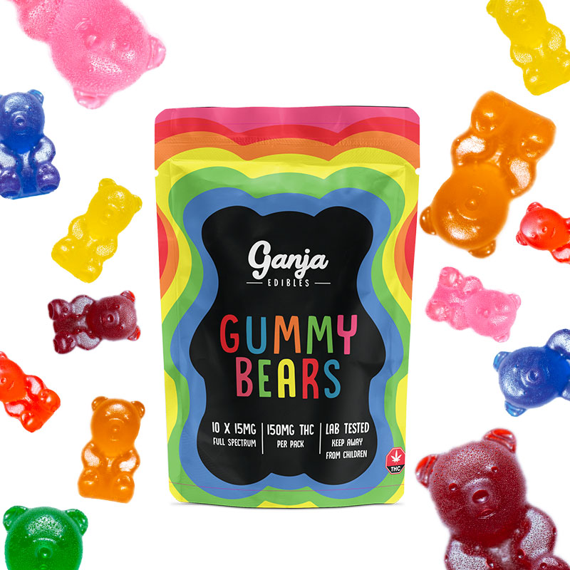 Ganja – Gummibärchen mit verschiedenen Geschmacksrichtungen